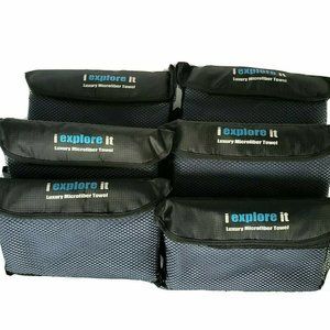 SET OF 6 - NEW Microfiber Towel w/Free Hand Towel